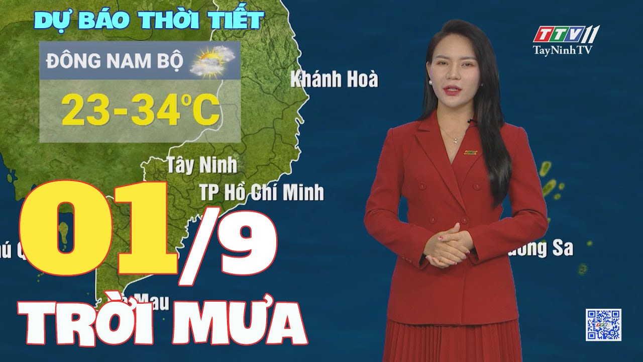 Bản tin thời tiết 01-9-2023 | TayNinhTVEnt